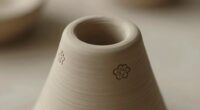 create handmade clay cone