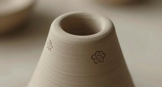 create handmade clay cone