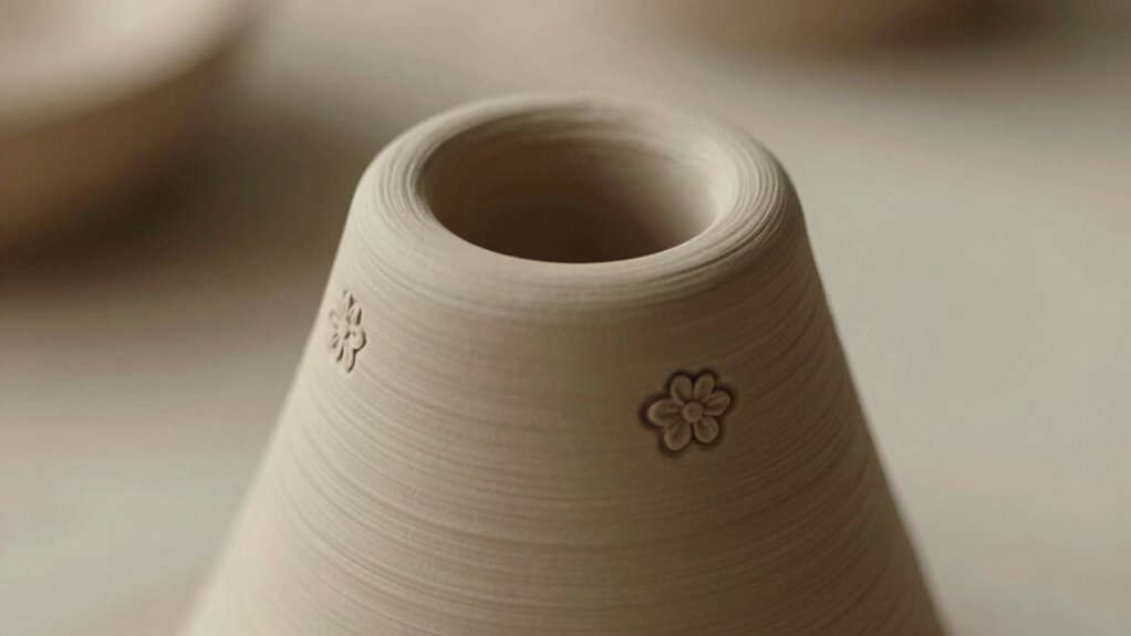 create handmade clay cone