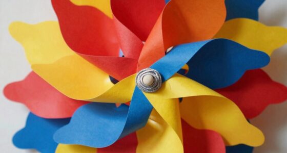 create large paper pinwheel