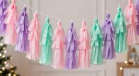 create layered paper garland