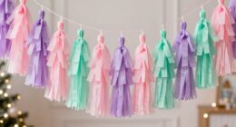 create layered paper garland