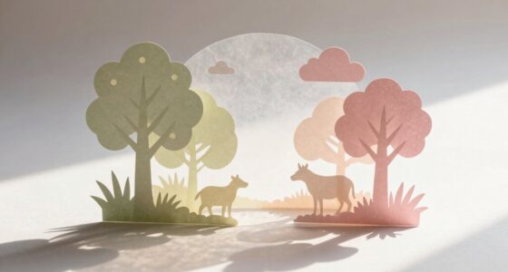 create multi layered paper shadows