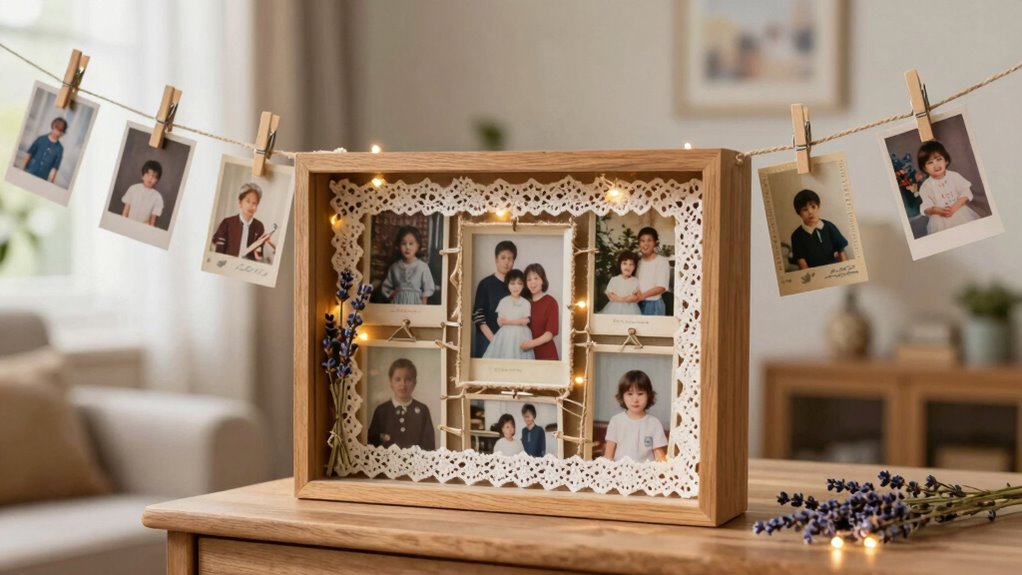 create nostalgic family collage