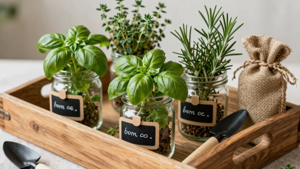 create personalized herb gift kits