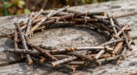 create rustic twig picture frame
