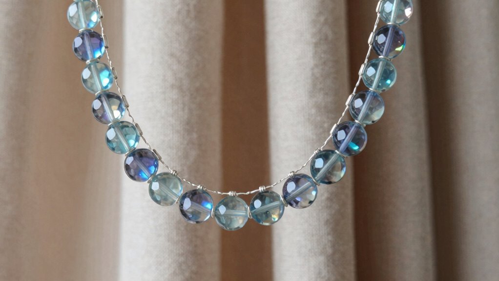 create stylish beaded curtain tiebacks