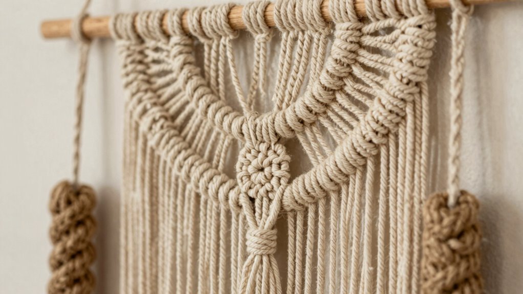 create textured macram art