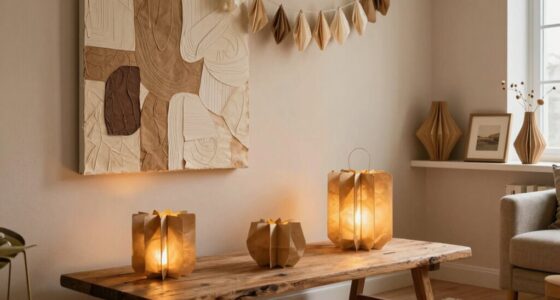creative kraft paper decor