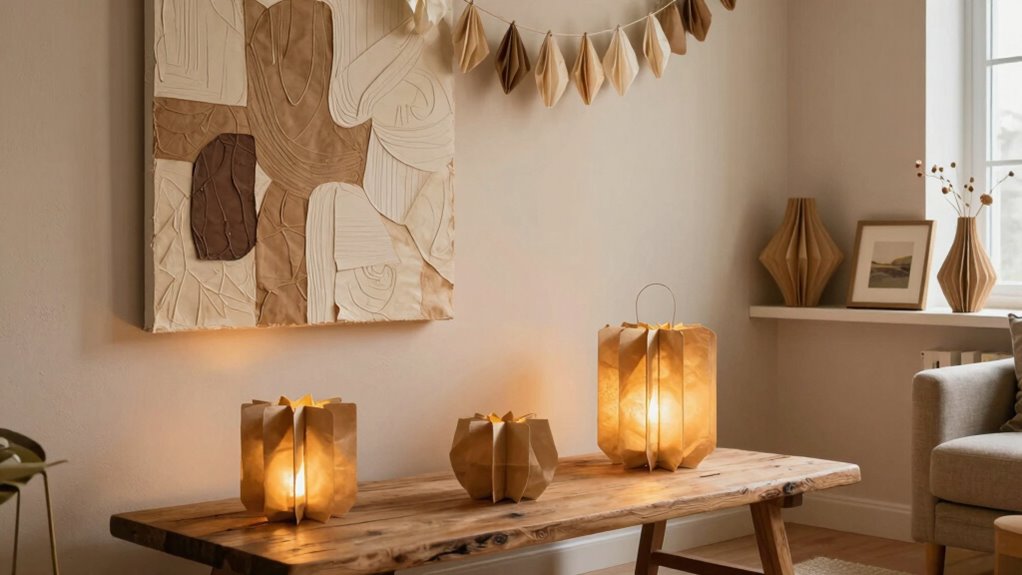 creative kraft paper decor