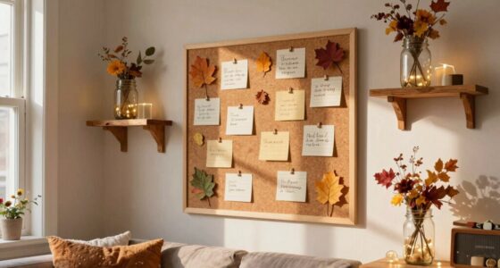 creative november gratitude wall