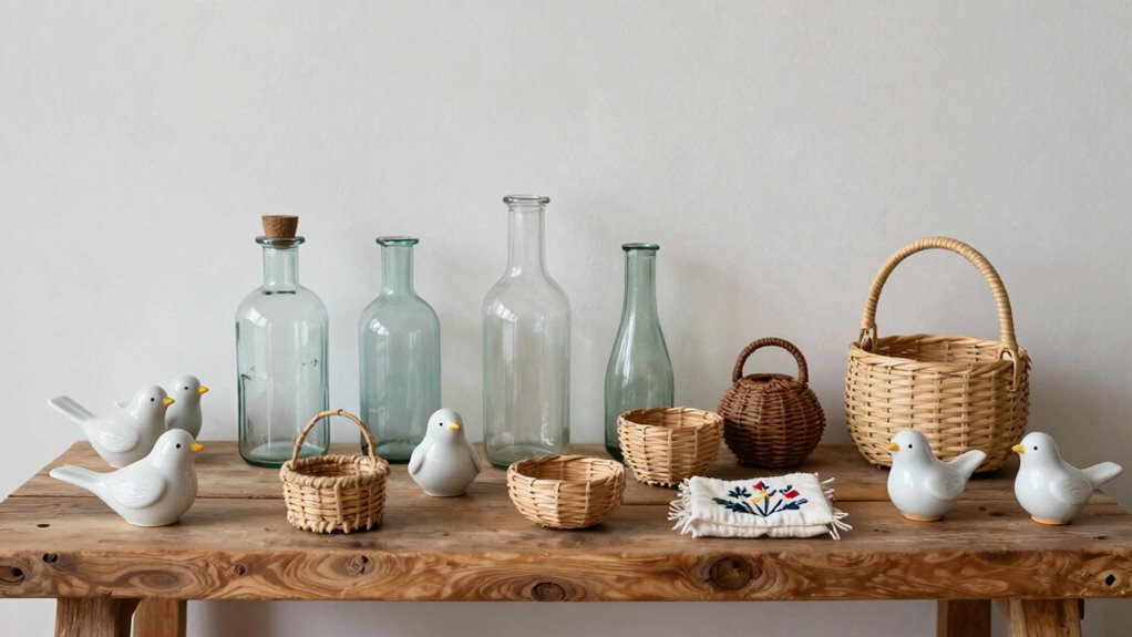 curate small handmade displays