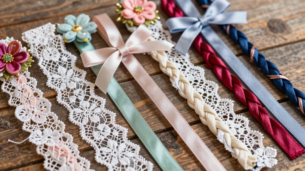 custom ribbon and lace creations