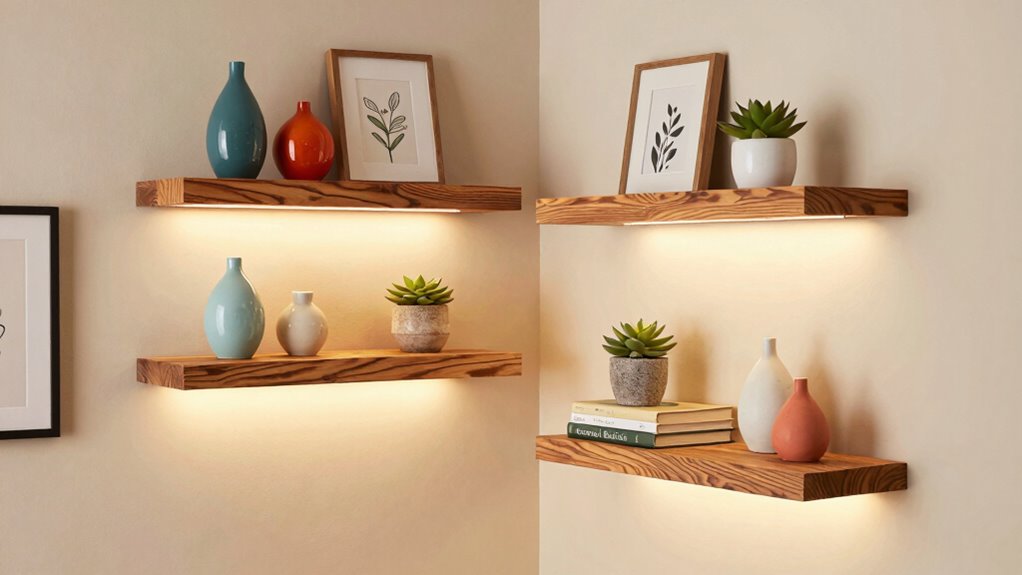 custom shelves optimize small spaces