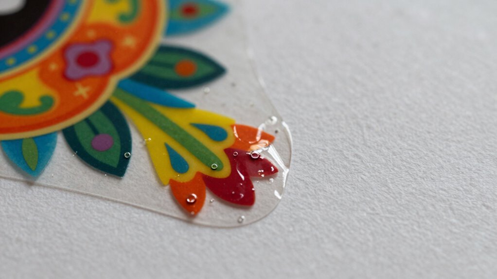 decals bubble despite slow application