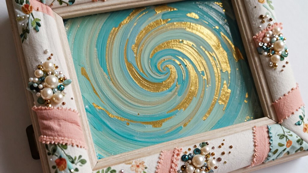 decorate with paint and embellishments