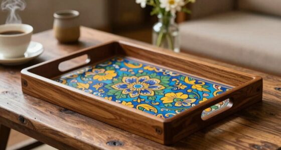 decorate with painted wood