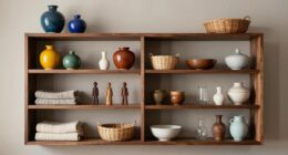 decorative diy open shelves