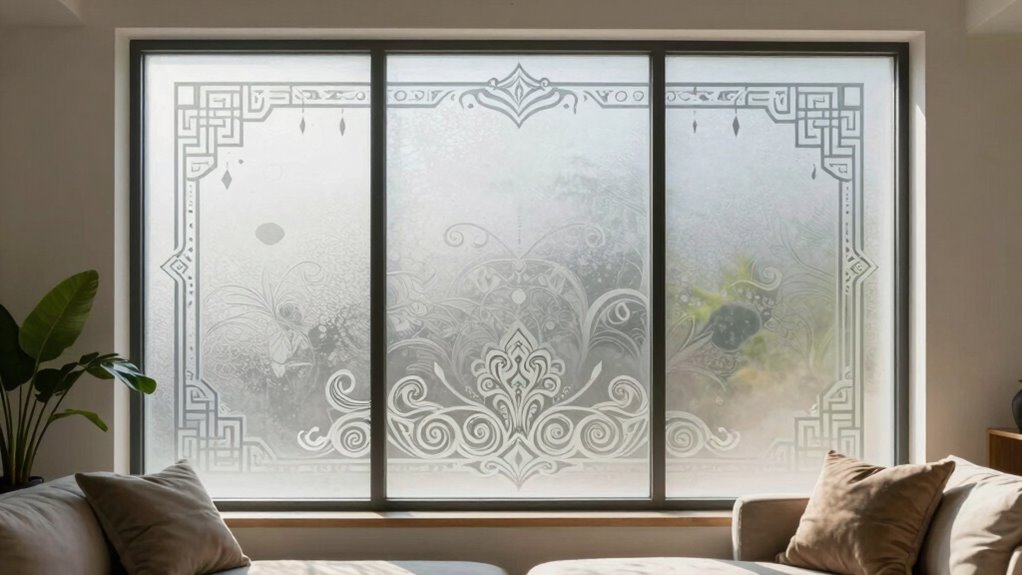 decorative privacy window films