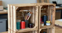 diy craft storage crate