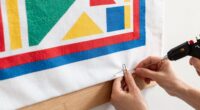 diy fabric wall banner