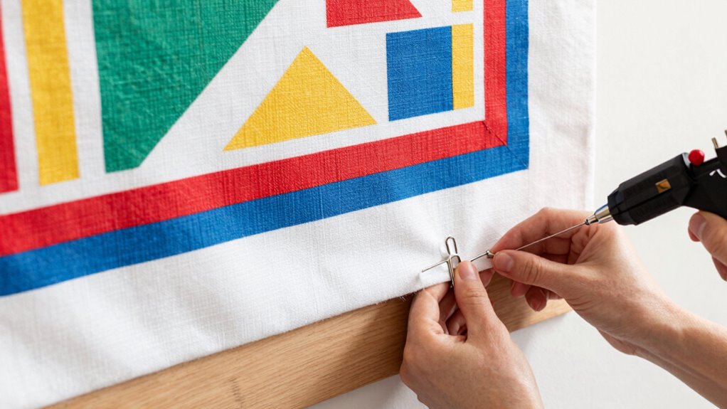 diy fabric wall banner