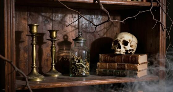 diy halloween bookshelf decor