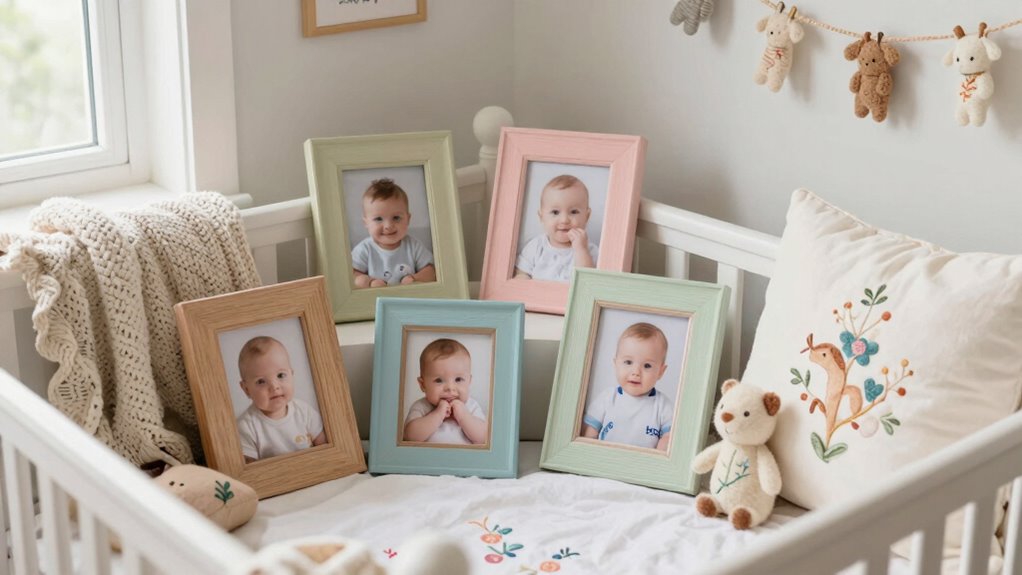 diy nursery keepsake displays