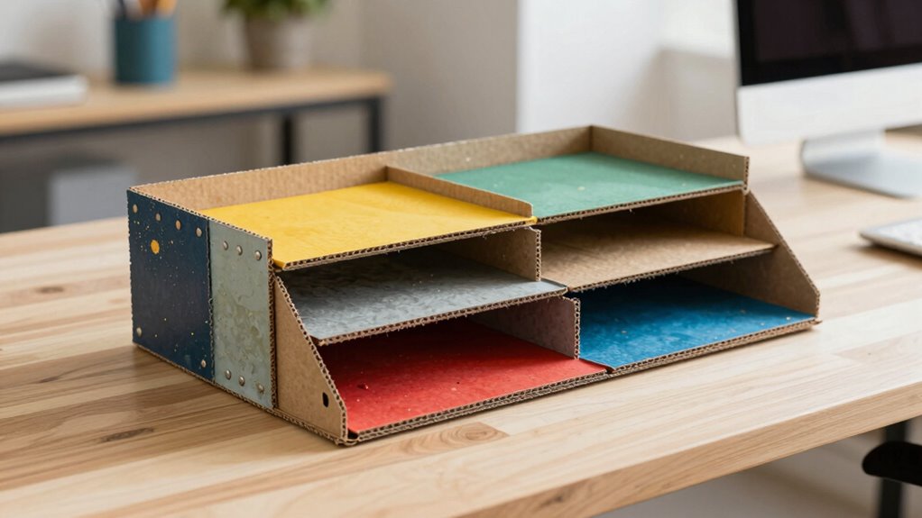 diy scrap desk organizers