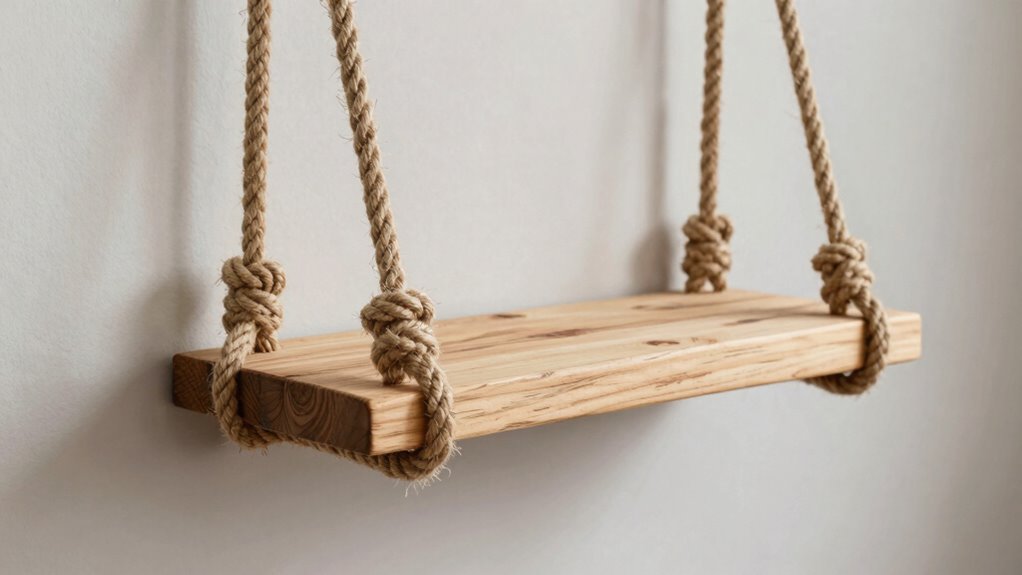 eco friendly secure rope shelving