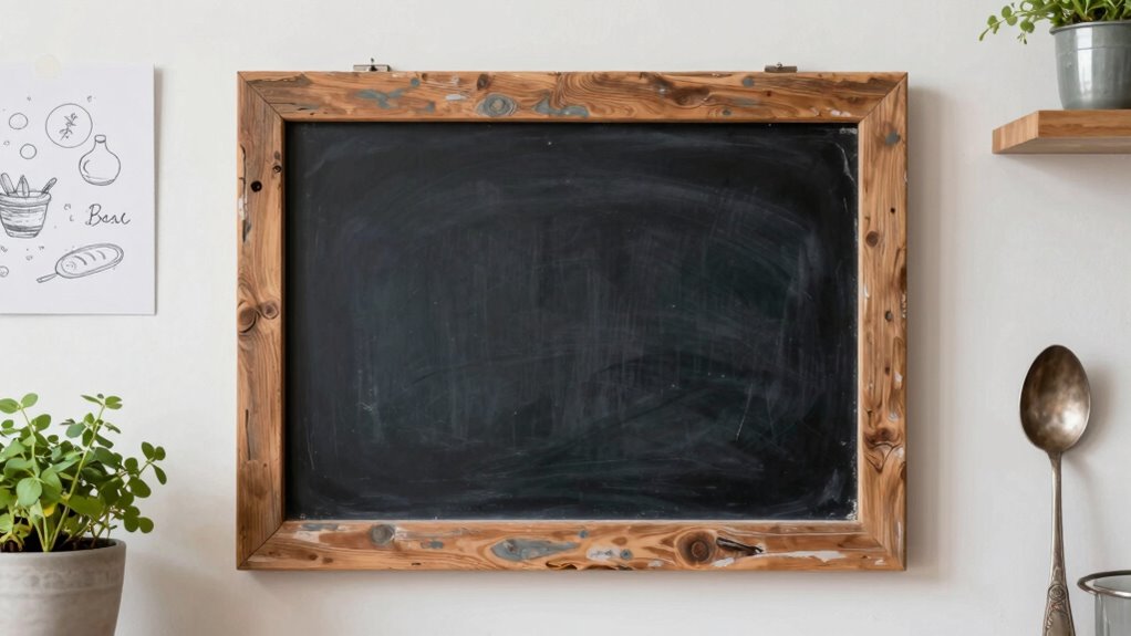 eco friendly vintage chalkboard frame
