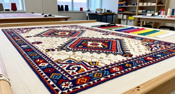 efficient layout for tufting
