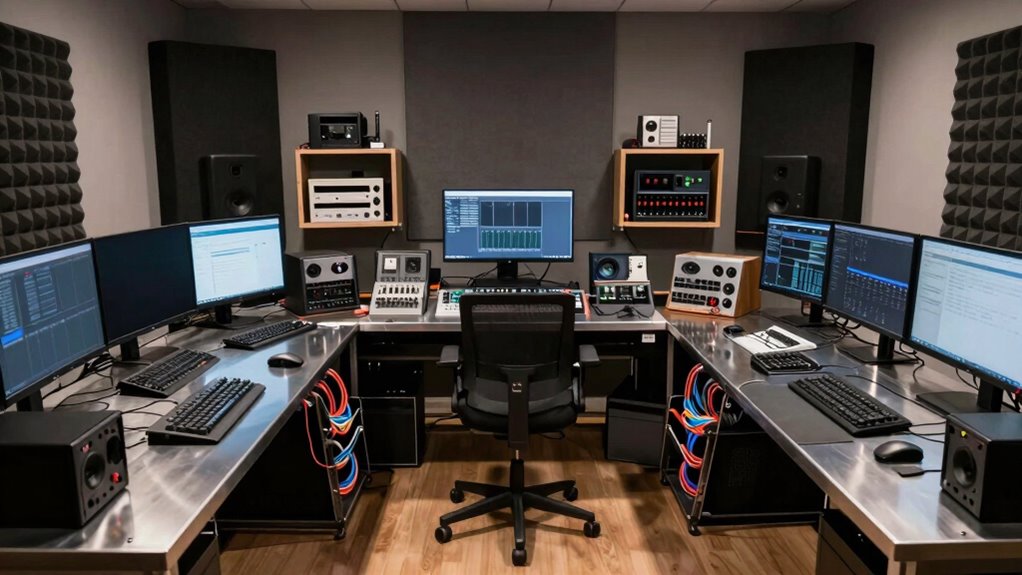 efficient organized studio workflow