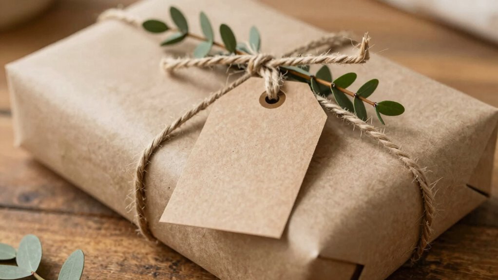 elegant handmade gift presentation