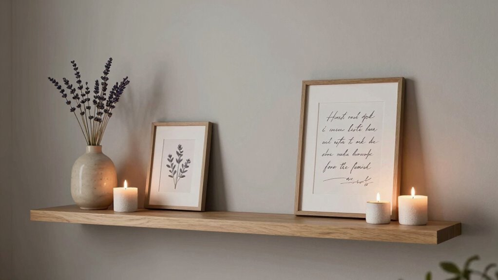 elegant personalized quote display
