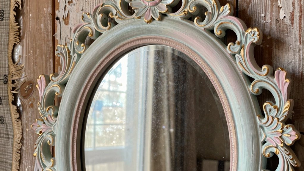 elegant vintage mirror accents