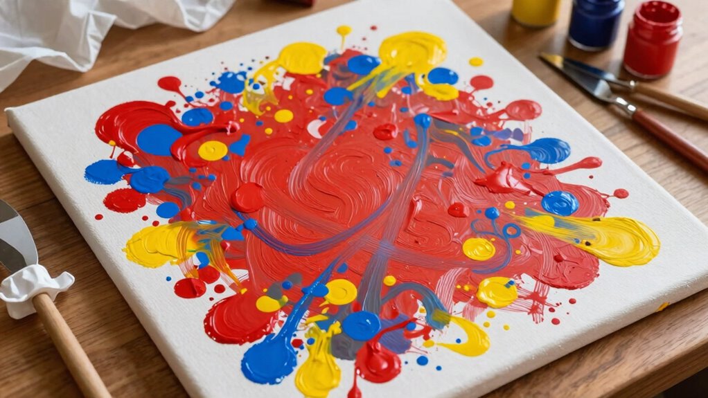 expressive color texture spontaneity