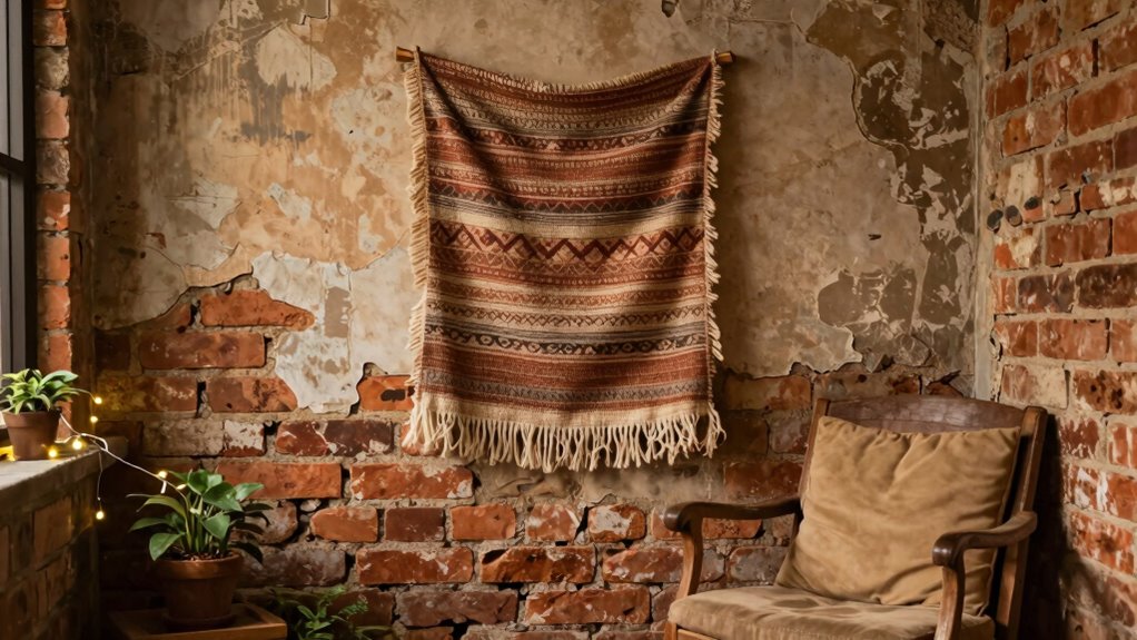 fabric art transforms walls