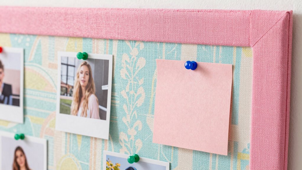 fabric covered bulletin board craftsmanship
