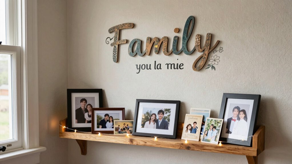family inspired personalized wall art