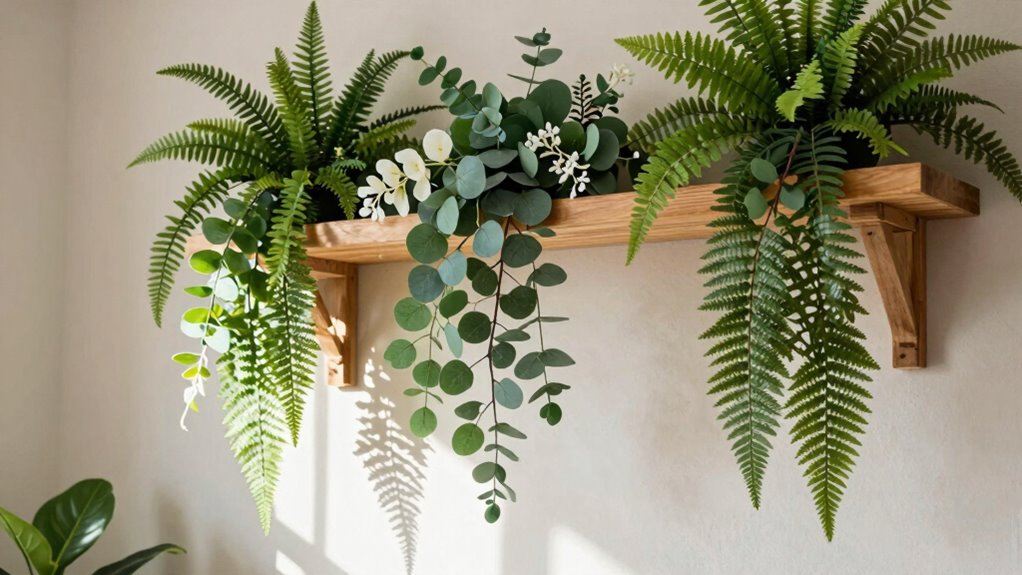 faux botanical wall decor