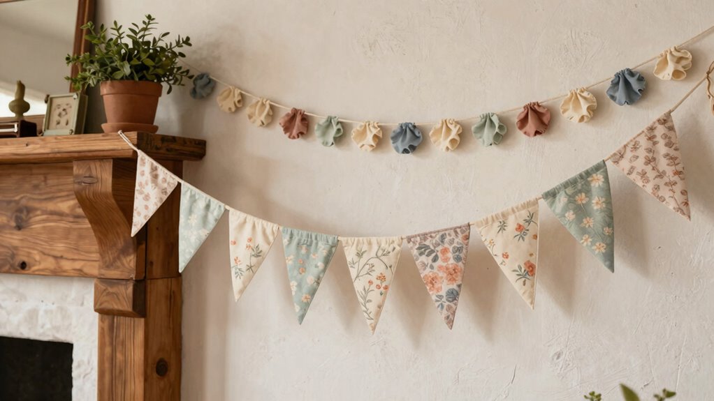 festive fabric banner decorations