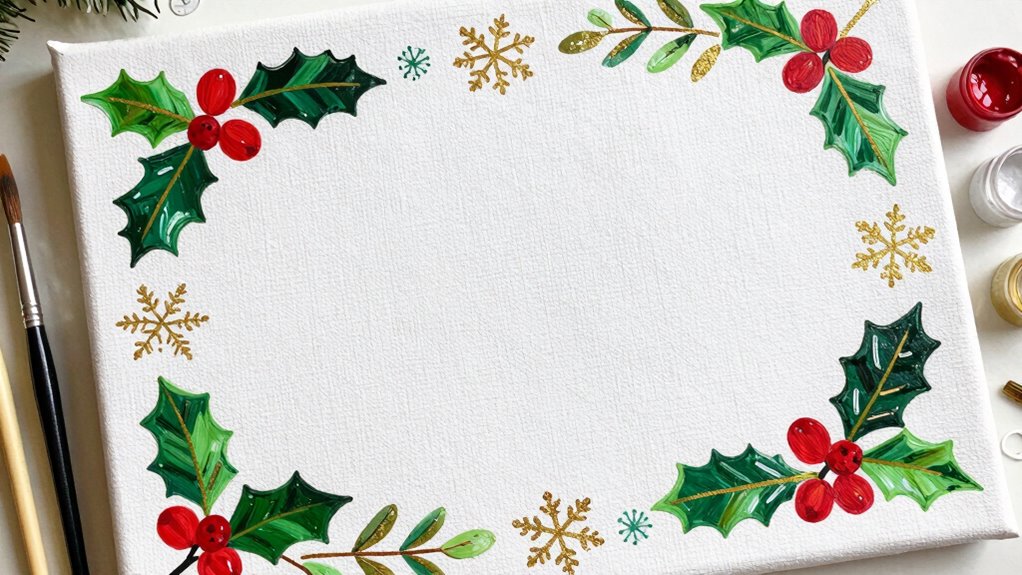 festive seasonal canvas art