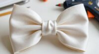 fixing handmade bow shape