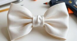 fixing handmade bow shape