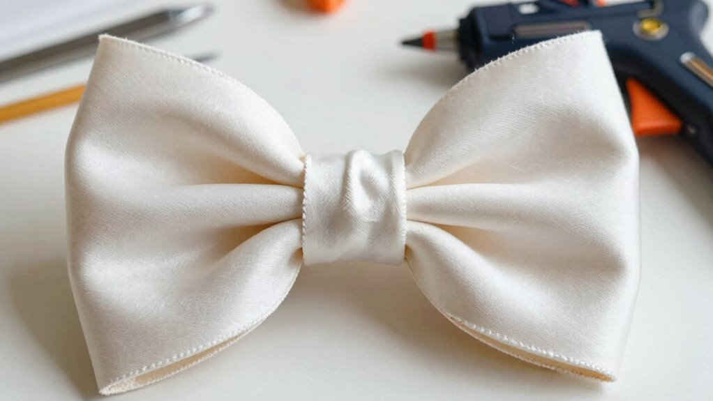 fixing handmade bow shape