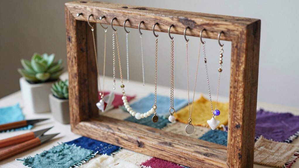 frame to jewelry organizer