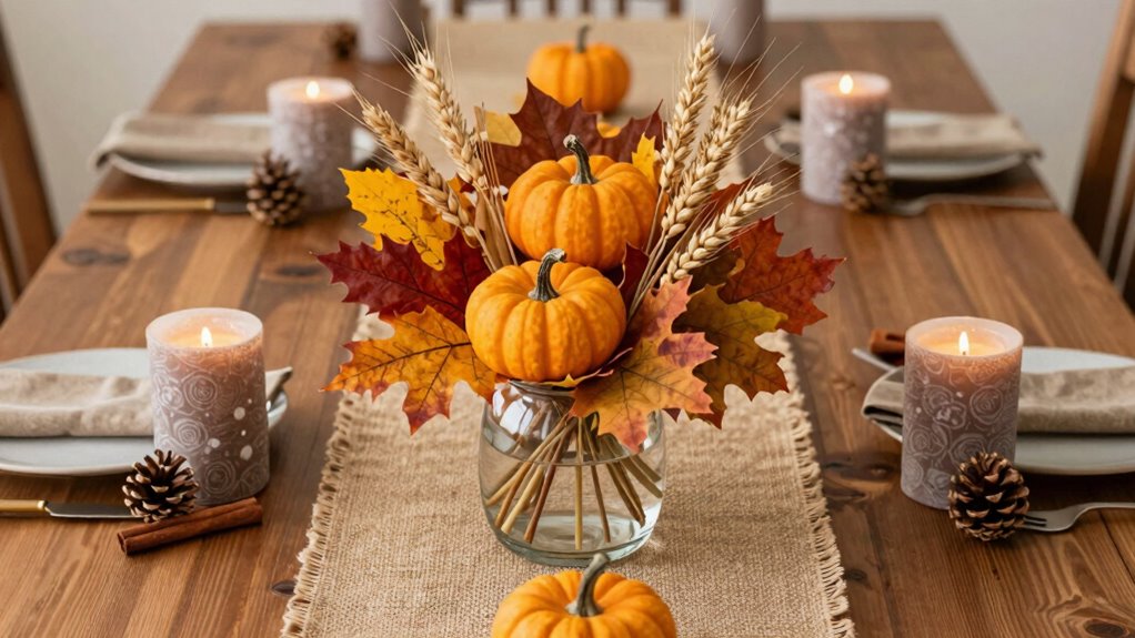 handmade autumn centerpiece ideas