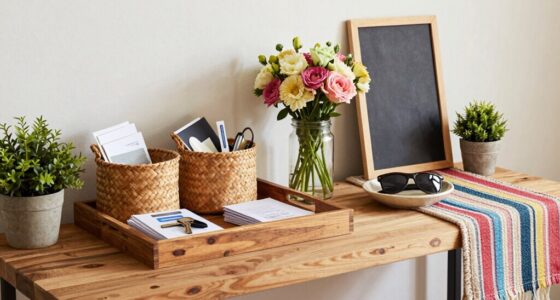 handmade entryway organization ideas