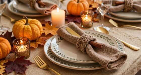 handmade fall table decor